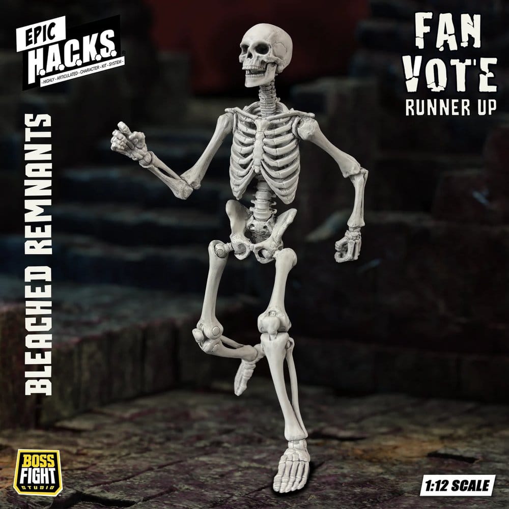 EPIC H.A.C.K.S. Figura 1/12 Skeleton Blank Bleached Remnants Frikytopia