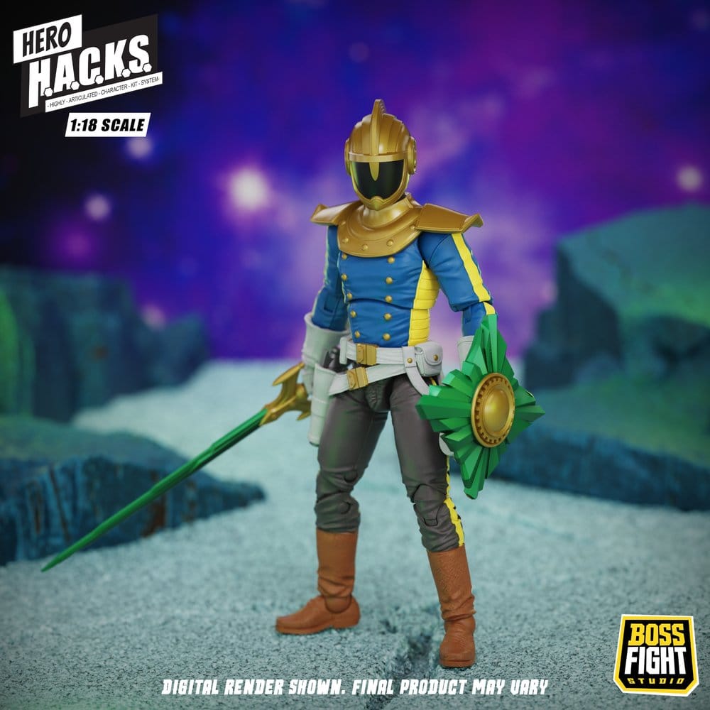 Hero H.A.C.K.S. Core Figura 1/18 Heroes and Villains Wave 1 Jett Steelblade: Stellar Knight of Accord