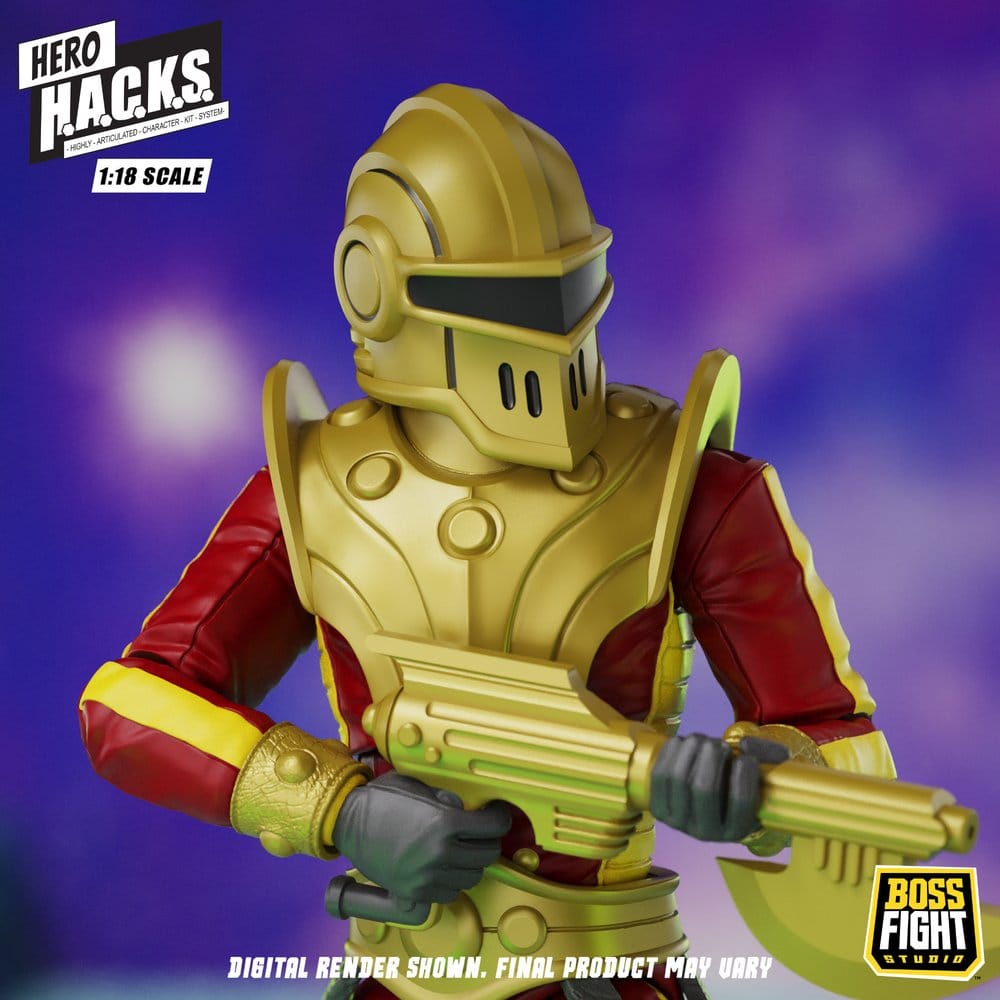 Hero H.A.C.K.S. Core Figura 1/18 Heroes and Villains Wave 1 Stellar Guard: Cosmic Defender of Accord