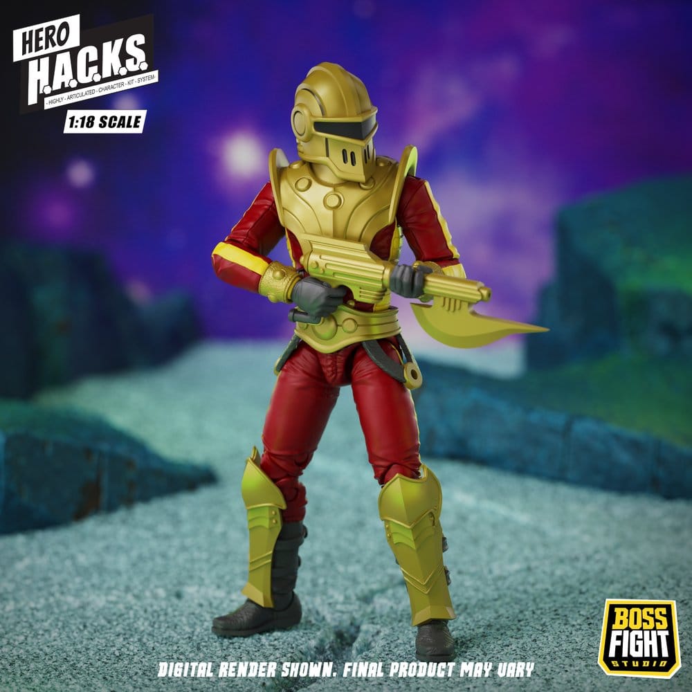 Hero H.A.C.K.S. Core Figura 1/18 Heroes and Villains Wave 1 Stellar Guard: Cosmic Defender of Accord