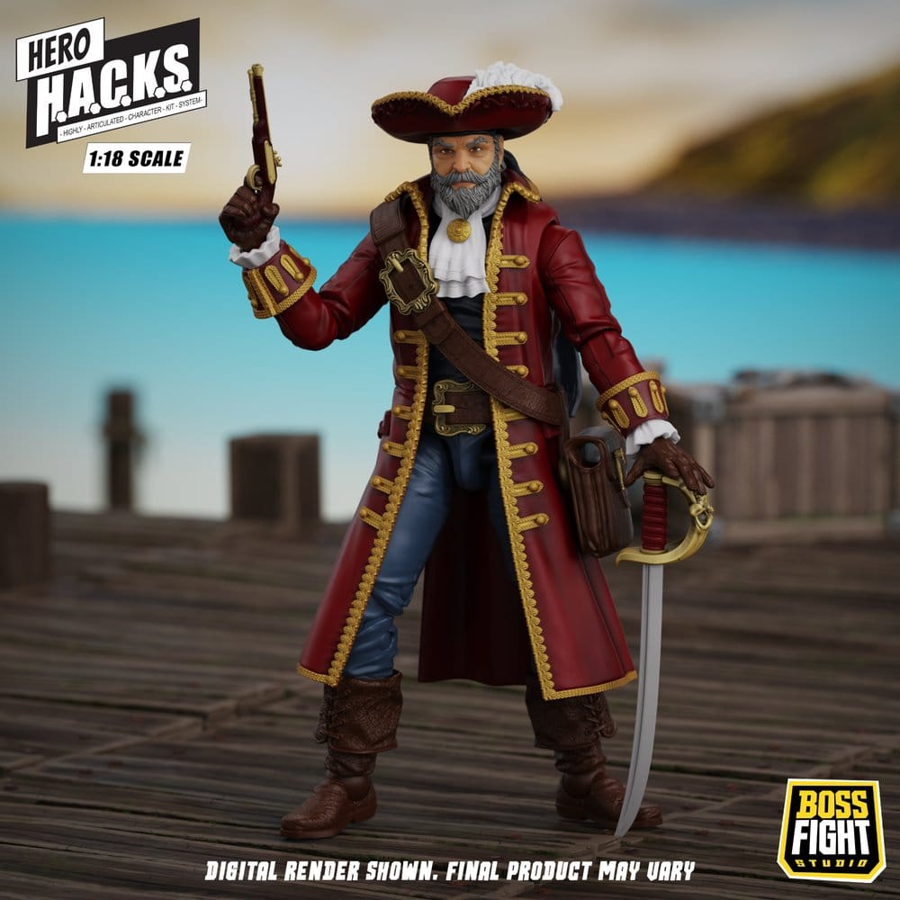 Hero H.A.C.K.S. Core Figura 1/18 Heroes and Villains Wave 1 John Bradford: Captain of the Temporal Voyager