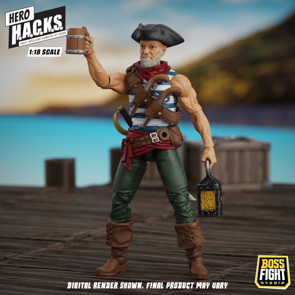 Hero H.A.C.K.S. Core Figura 1/18 Heroes and Villains Wave 1 Daniel Wright: Pirate Quartermaster