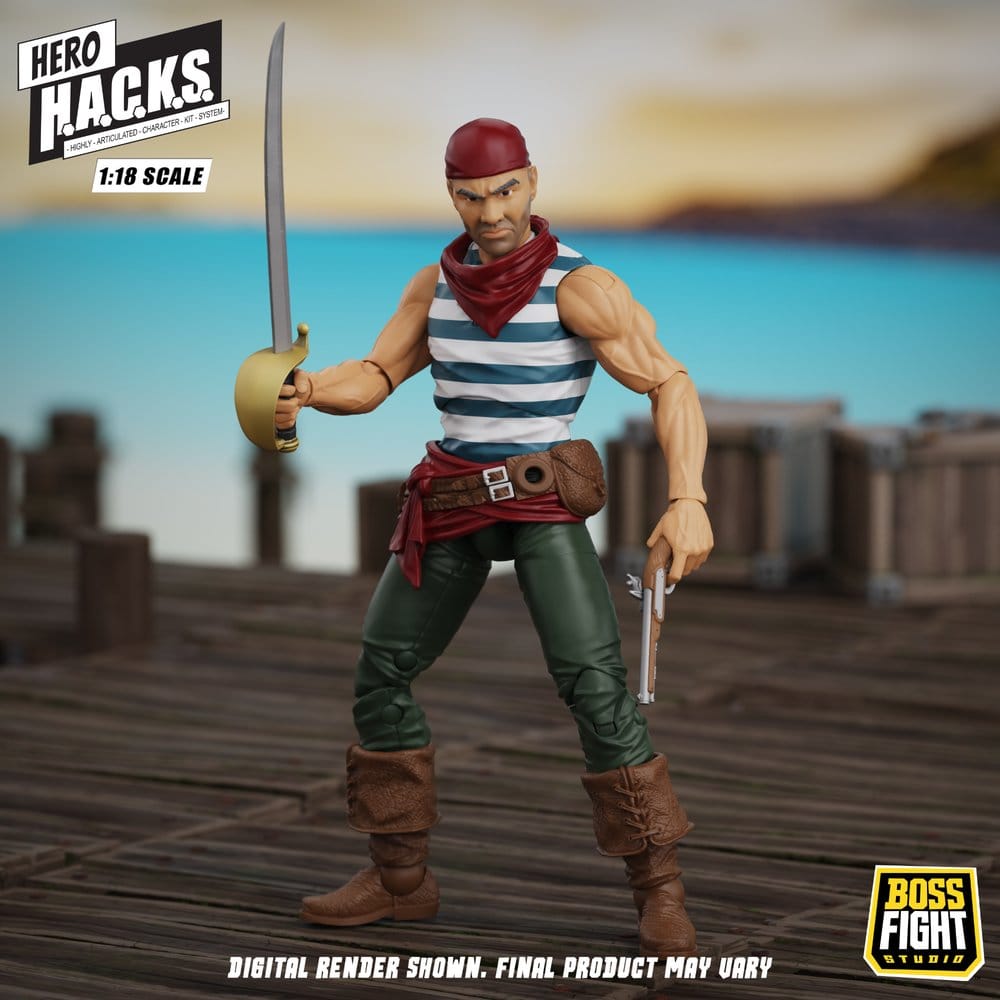 Hero H.A.C.K.S. Core Figura 1/18 Heroes and Villains Wave 1 Daniel Wright: Pirate Quartermaster
