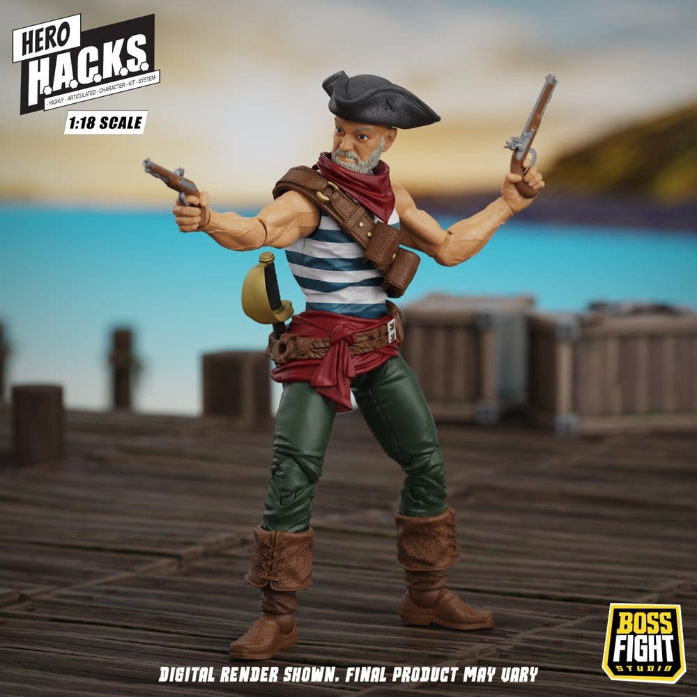 Hero H.A.C.K.S. Core Figura 1/18 Heroes and Villains Wave 1 Daniel Wright: Pirate Quartermaster