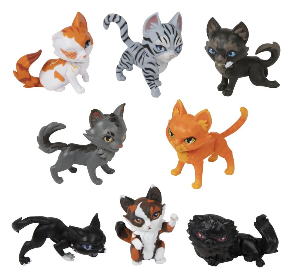 Warrior Cats Mini Figuras Blind Box Mystery Figures Series 1 6 cm Expositor (12)