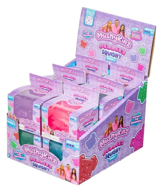 Mushykinz Figuras Antiestrés Jelleez Blind Box Display (12) Frikytopia