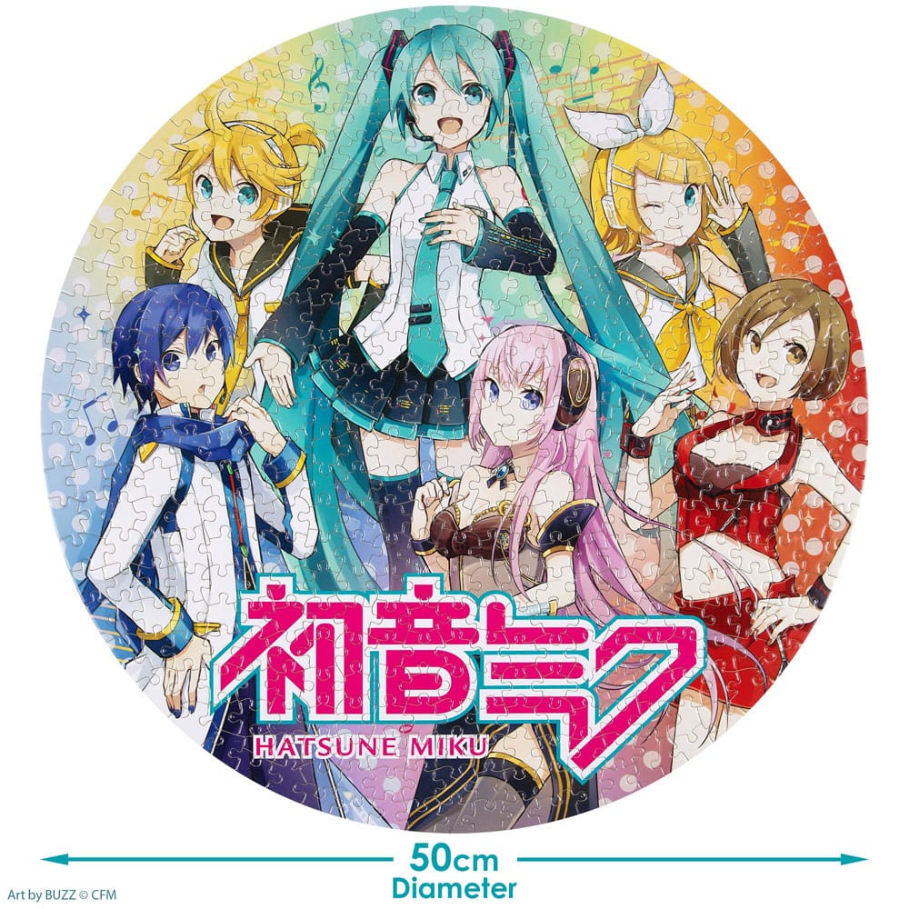 Hatsune Miku Jigsaw Puzzles Redondo 500 piezas