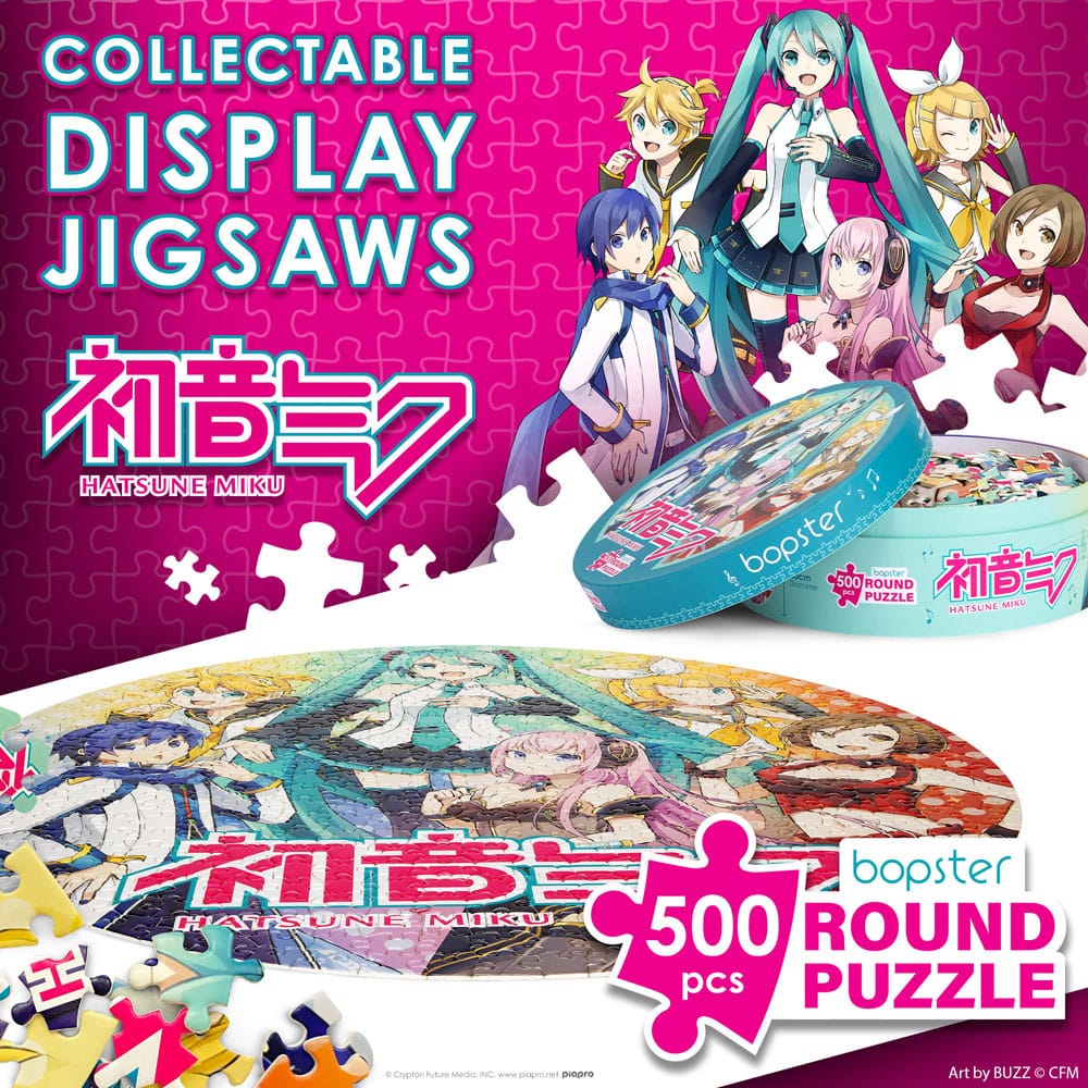 Hatsune Miku Jigsaw Puzzles Redondo 500 piezas