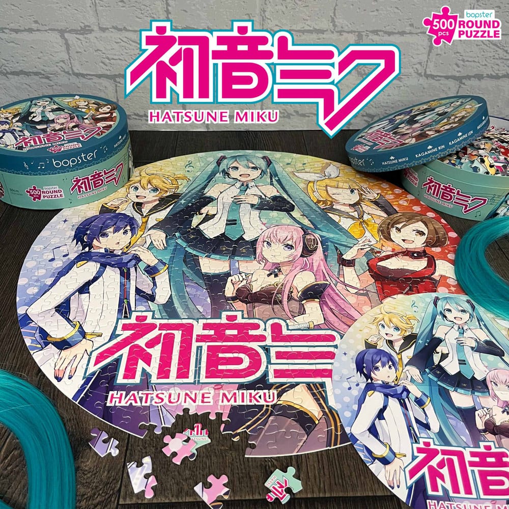 Hatsune Miku Jigsaw Puzzles Redondo 500 piezas