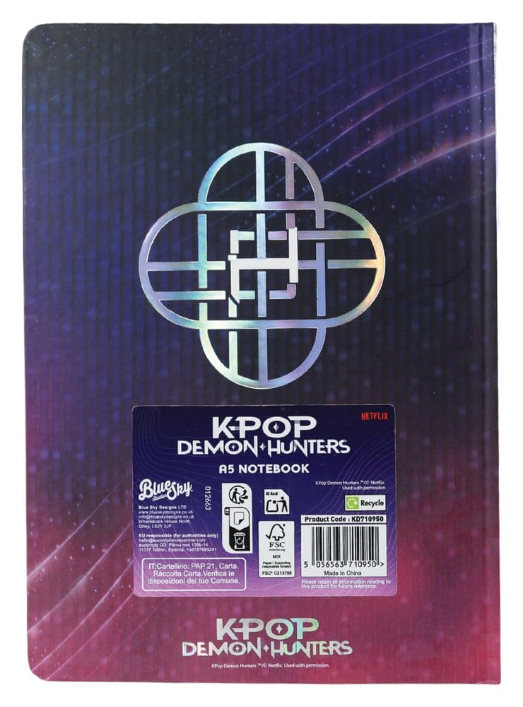 KPop Demon Hunters Bloc de notas Huntr/x