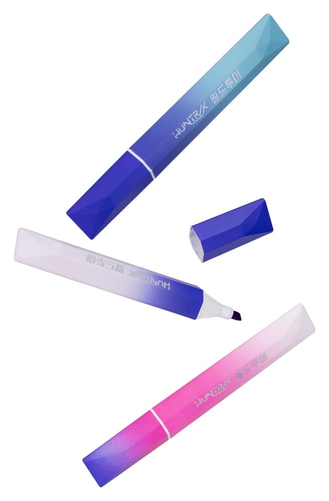 KPop Demon Hunters Pack de 3 Rotuladores Fluorescentes Huntr/x