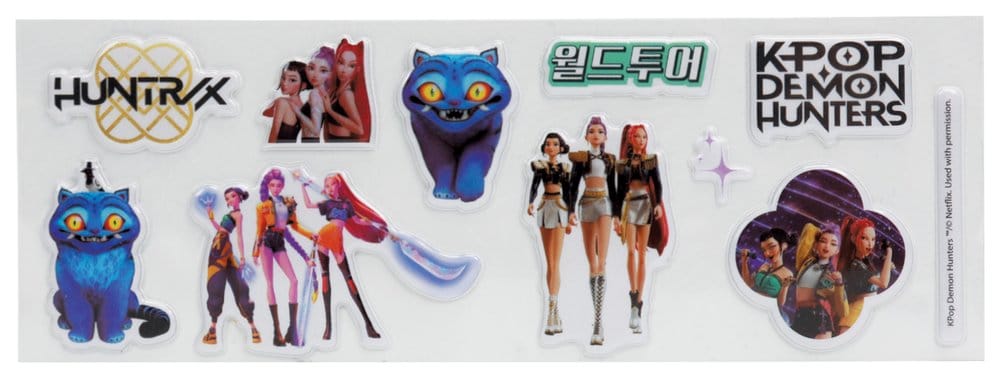Set papeleria K-Pop Demon Hunters
