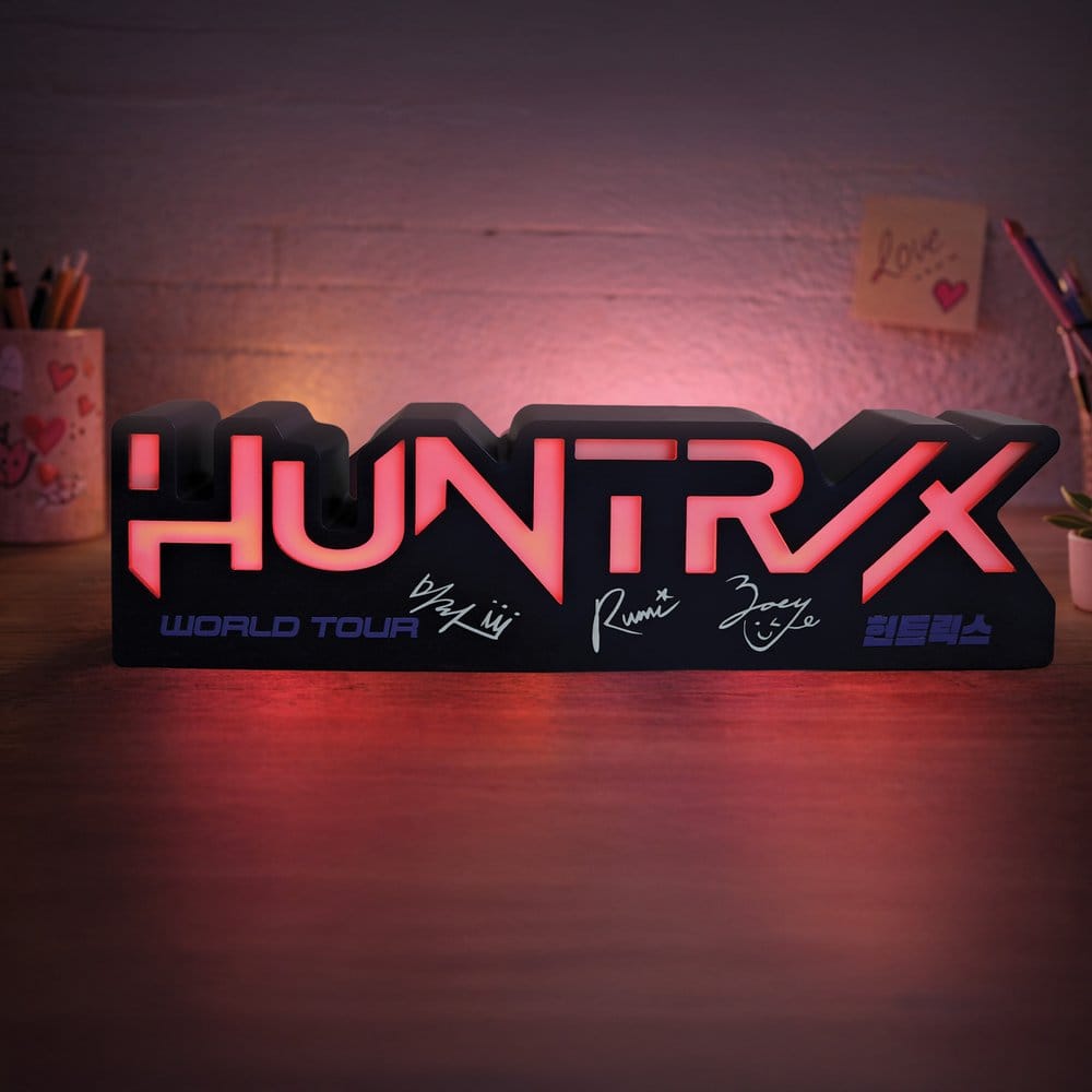 KPop Demon Hunters Lámpara Huntr/x Logo