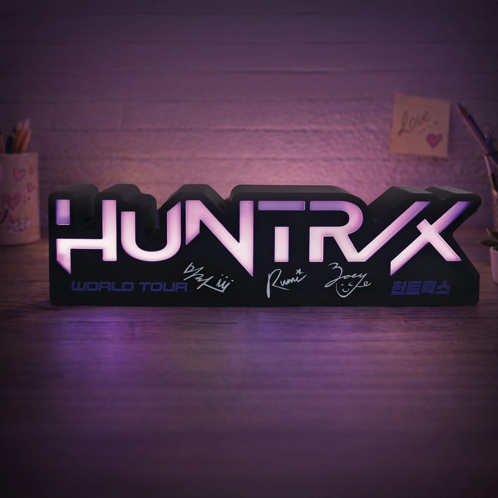 KPop Demon Hunters Lámpara Huntr/x Logo