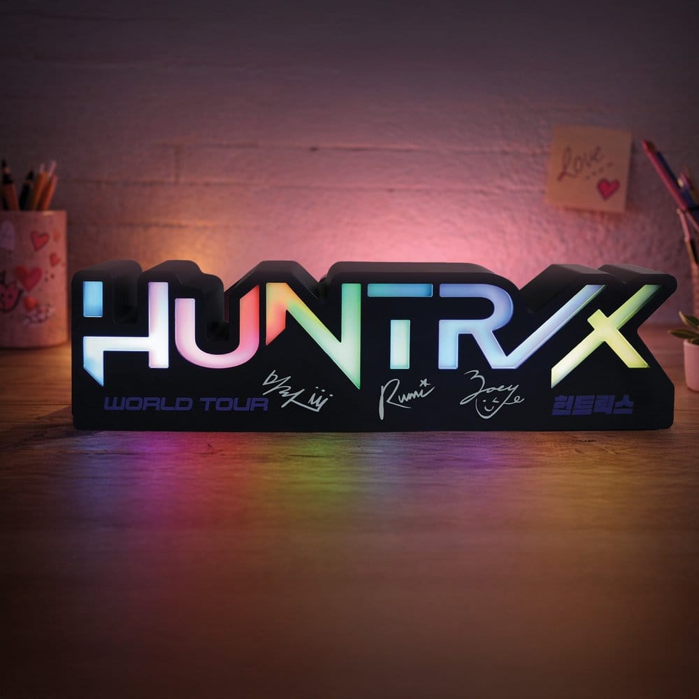 KPop Demon Hunters Lámpara Huntr/x Logo