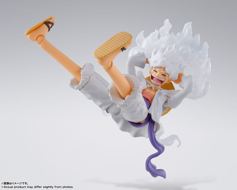 Figura S H figuarts Monkey D Luffy Gear 5 One Piece 15 5cm