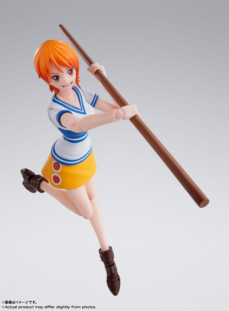 Figura tamashii nations nami romance dawn 14cm one piece sh figuarts