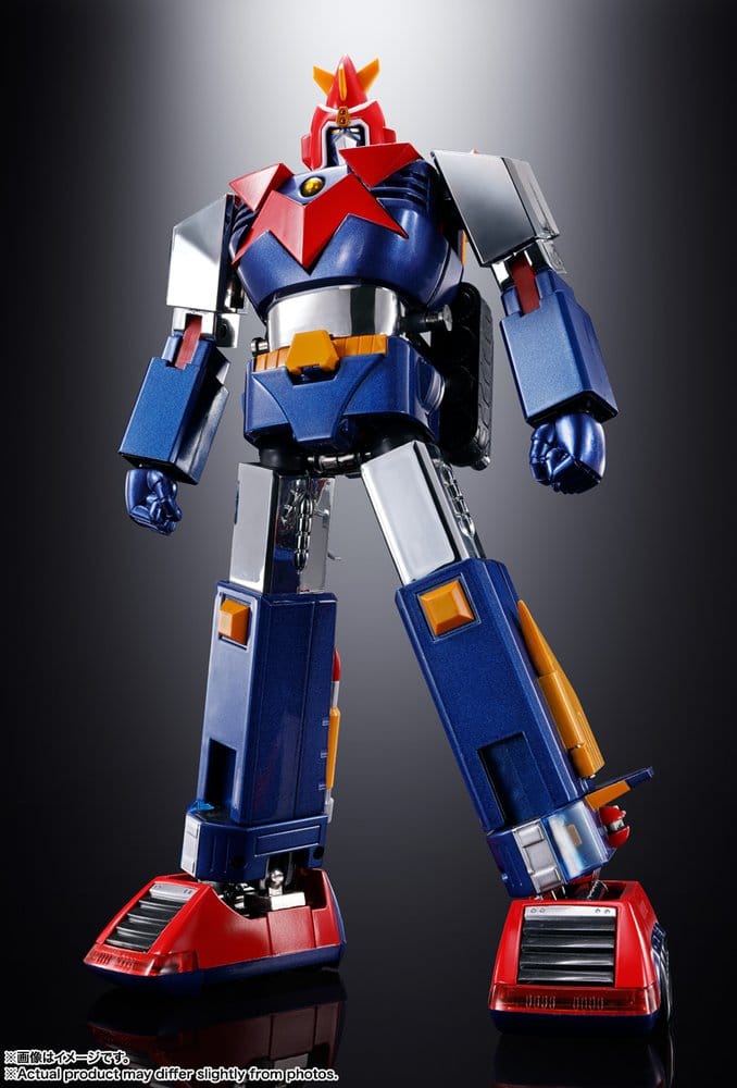 Super Electromagnetic Machine Voltes V Figura Diecast Soul of Chogokin GX-31SP Chodenji Machine Voltes V Chogokin 50th Ver. 25 cm Frikytopia