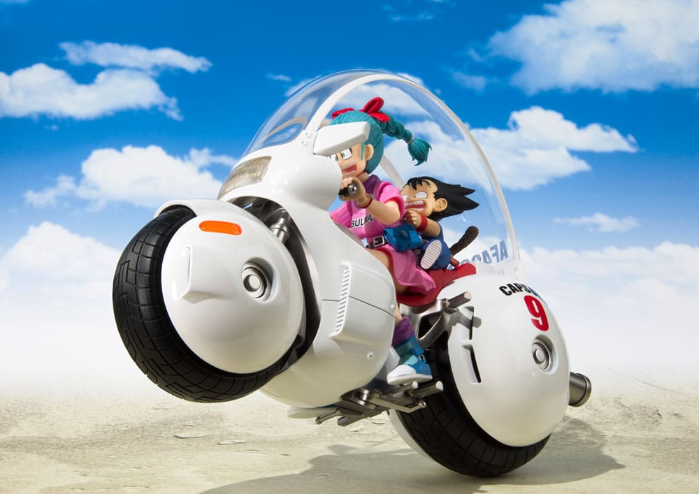 Figura S.H.Figuarts Dragon Ball Bulma Motorcycle Hoi-Poi Capsule
