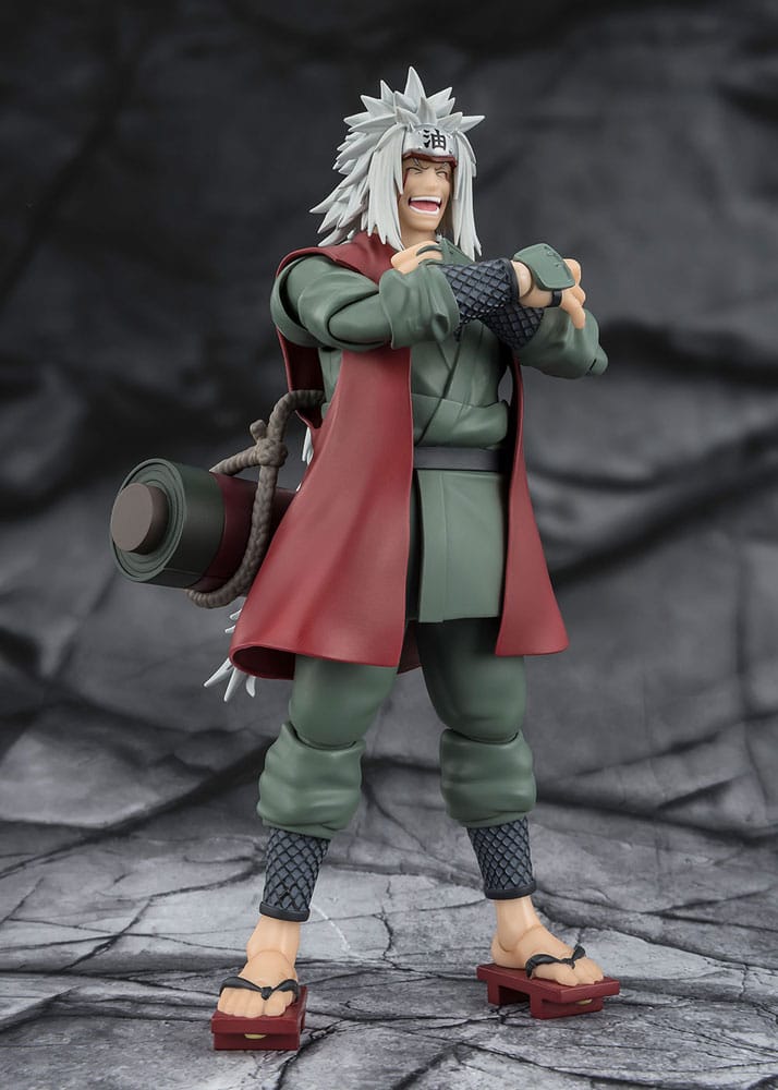 Naruto Figura S.H.Figuarts Jiraiya Hidden Leaf Heroic Master Sage (Sage Mode Set) 17 cm Frikytopia