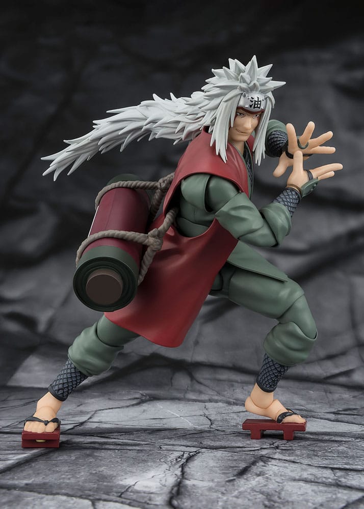 Naruto Figura S.H.Figuarts Jiraiya Hidden Leaf Heroic Master Sage (Sage Mode Set) 17 cm