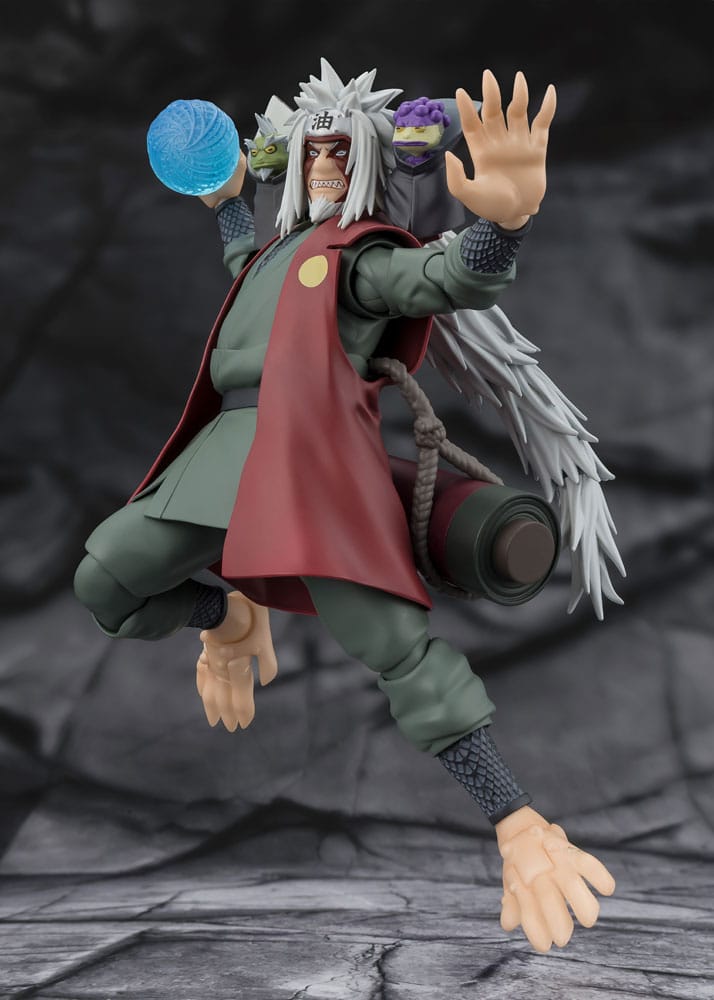 Naruto Figura S.H.Figuarts Jiraiya Hidden Leaf Heroic Master Sage (Sage Mode Set) 17 cm