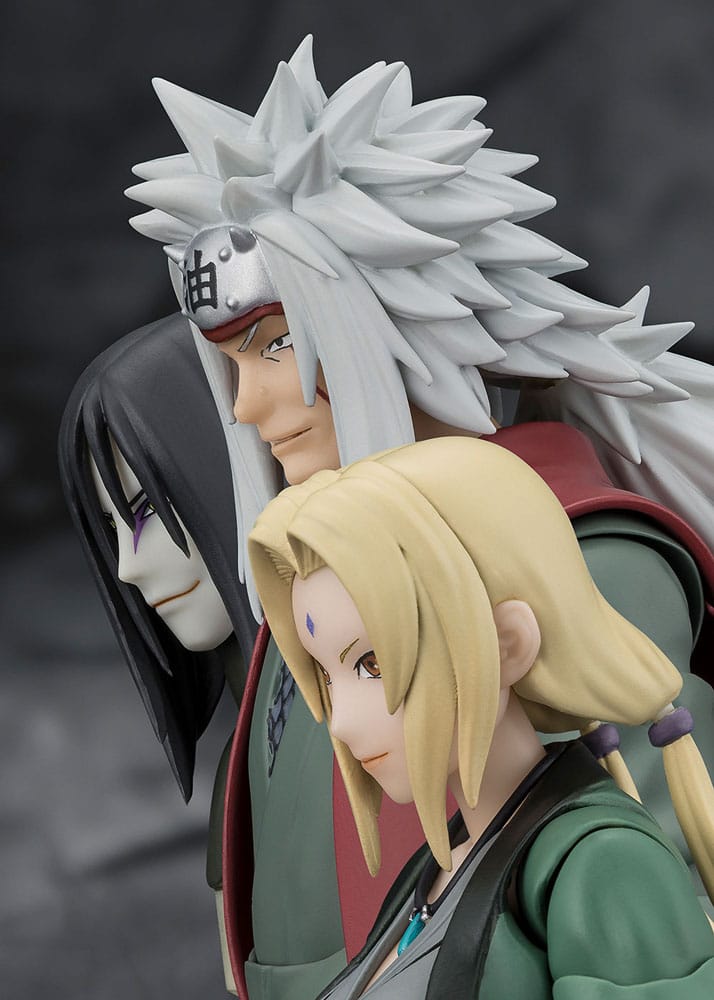 Naruto Figura S.H.Figuarts Jiraiya Hidden Leaf Heroic Master Sage (Sage Mode Set) 17 cm