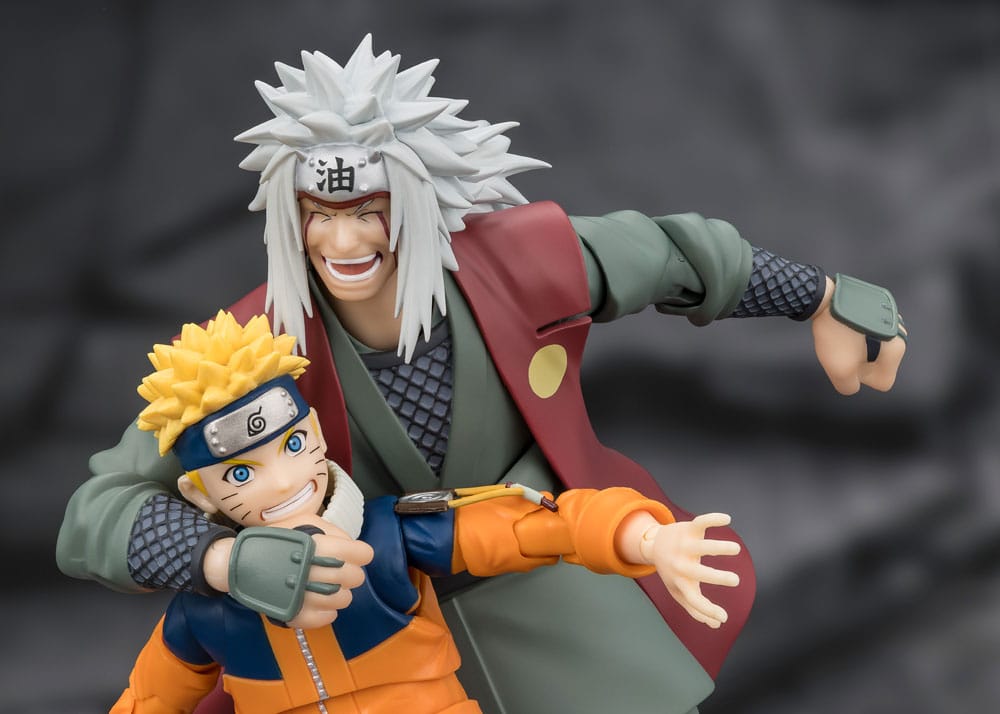 Naruto Figura S.H.Figuarts Jiraiya Hidden Leaf Heroic Master Sage (Sage Mode Set) 17 cm