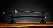 Demon Slayer: Kimetsu no Yaiba Réplica Proplica 1/1 Espada Nichirin (Tanjiro Kamado) Kyojuro Rengoku´s Sword Gueard Ver. 88 cm