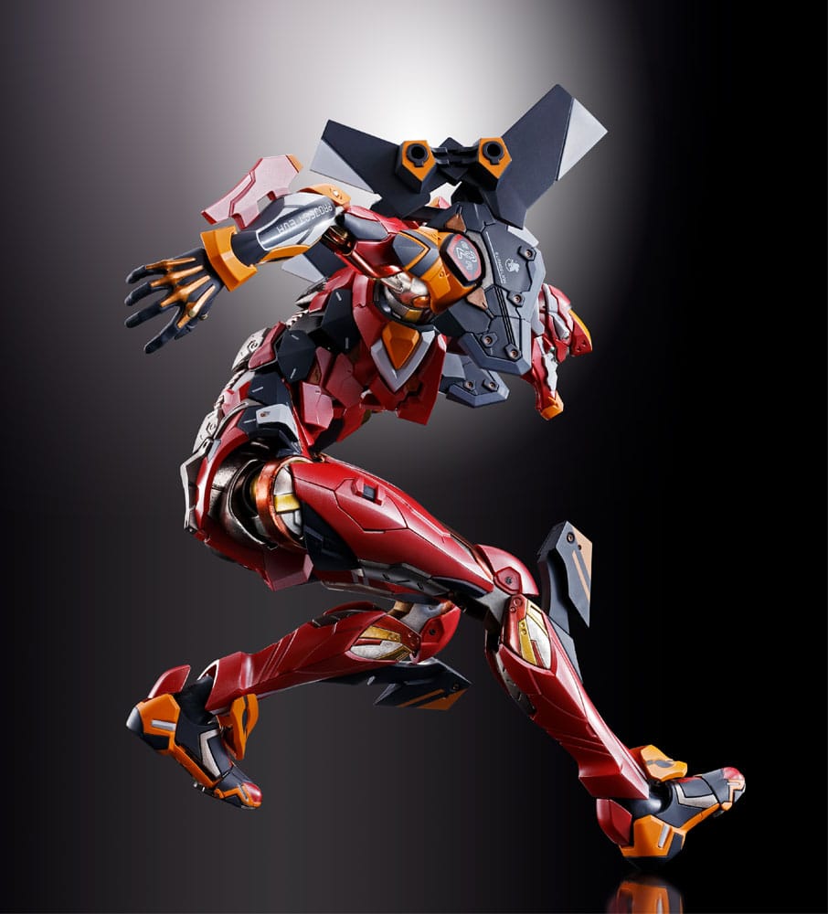 Neon Genesis Evangelion Figura Diecast Metal Build Eva Produção Modelo-02 30º com a Lança de Cassius 22 cm