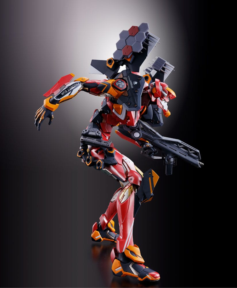Neon Genesis Evangelion Figura Diecast Metal Build Eva Produção Modelo-02 30º com a Lança de Cassius 22 cm