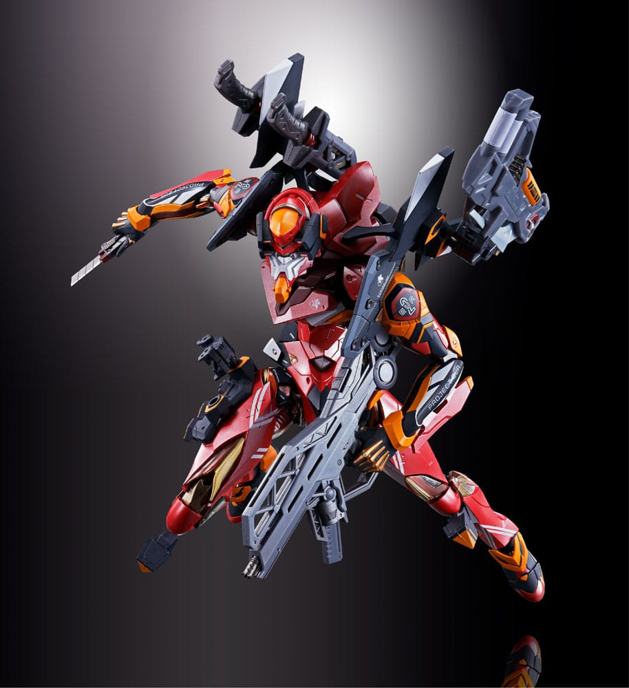 Neon Genesis Evangelion Figura Diecast Metal Build Eva Produção Modelo-02 30º com a Lança de Cassius 22 cm