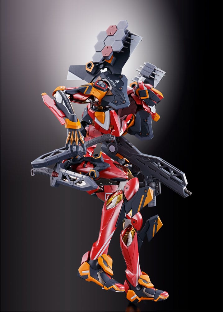 Neon Genesis Evangelion Figura Diecast Metal Build Eva Produção Modelo-02 30º com a Lança de Cassius 22 cm