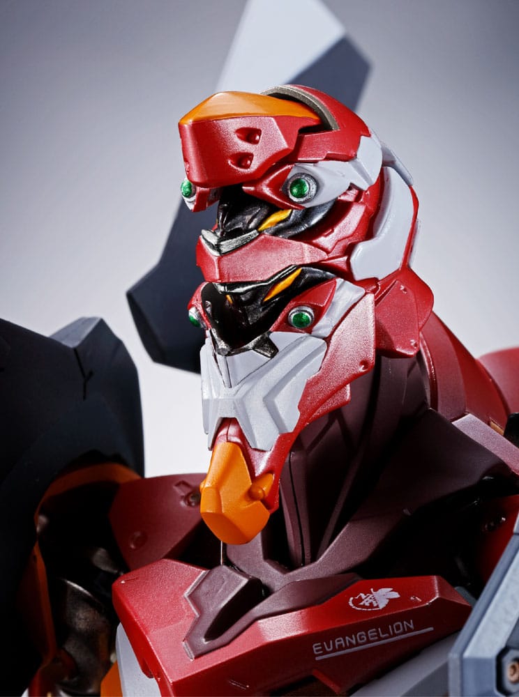 Neon Genesis Evangelion Figura Diecast Metal Build Eva Produção Modelo-02 30º com a Lança de Cassius 22 cm