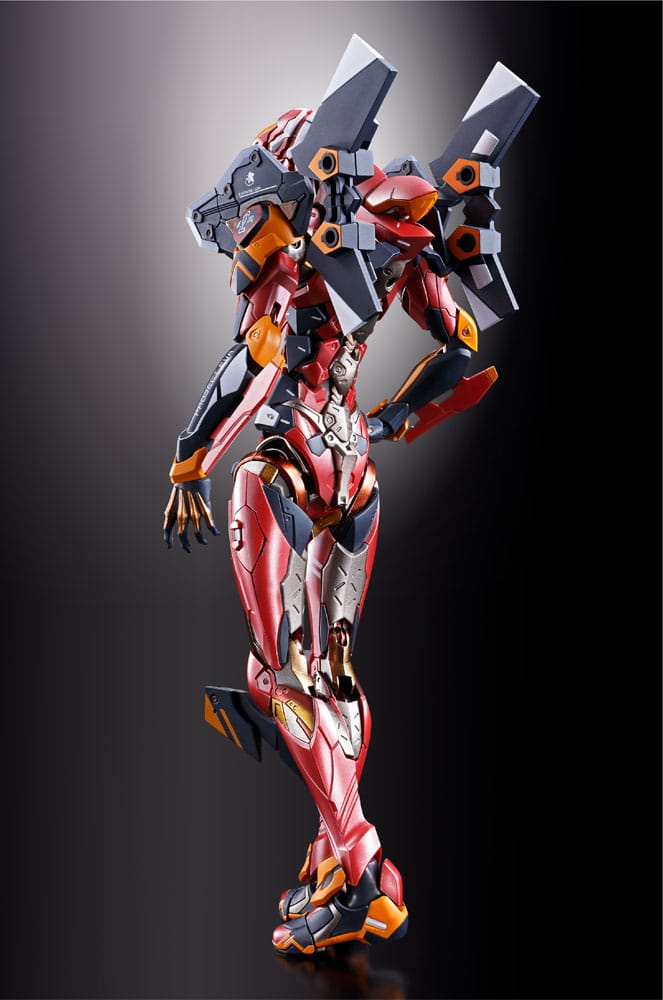 Neon Genesis Evangelion Figura Diecast Metal Build Eva Produção Modelo-02 30º com a Lança de Cassius 22 cm
