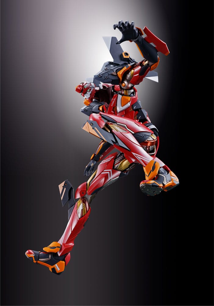 Neon Genesis Evangelion Figura Diecast Metal Build Eva Produção Modelo-02 30º com a Lança de Cassius 22 cm