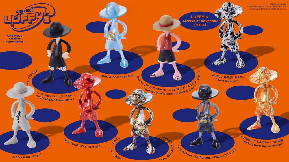 One Piece Luffy's Archive of Adventure Figura Mini Blind Box Surtido (10)