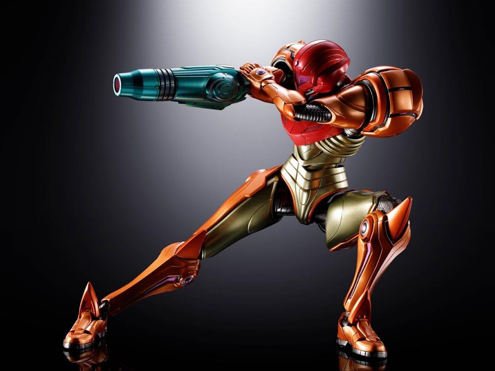 Metroid Prime 4: Beyond Figura Diecast Chogokin Samus Aran LED 21 cm