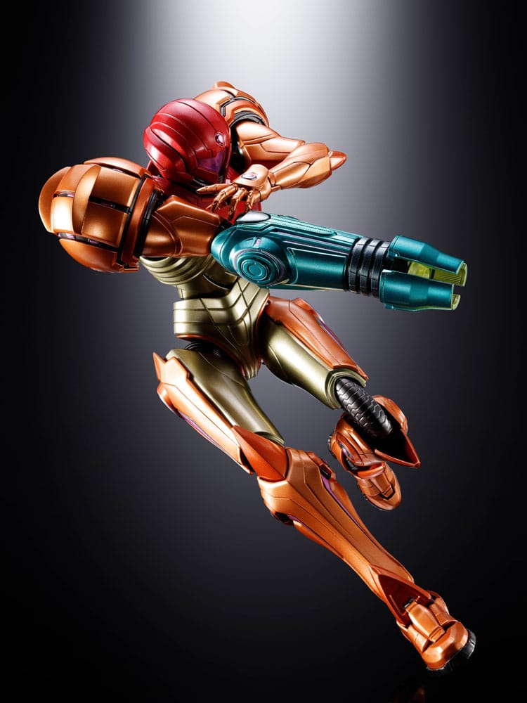 Metroid Prime 4: Beyond Figura Diecast Chogokin Samus Aran LED 21 cm