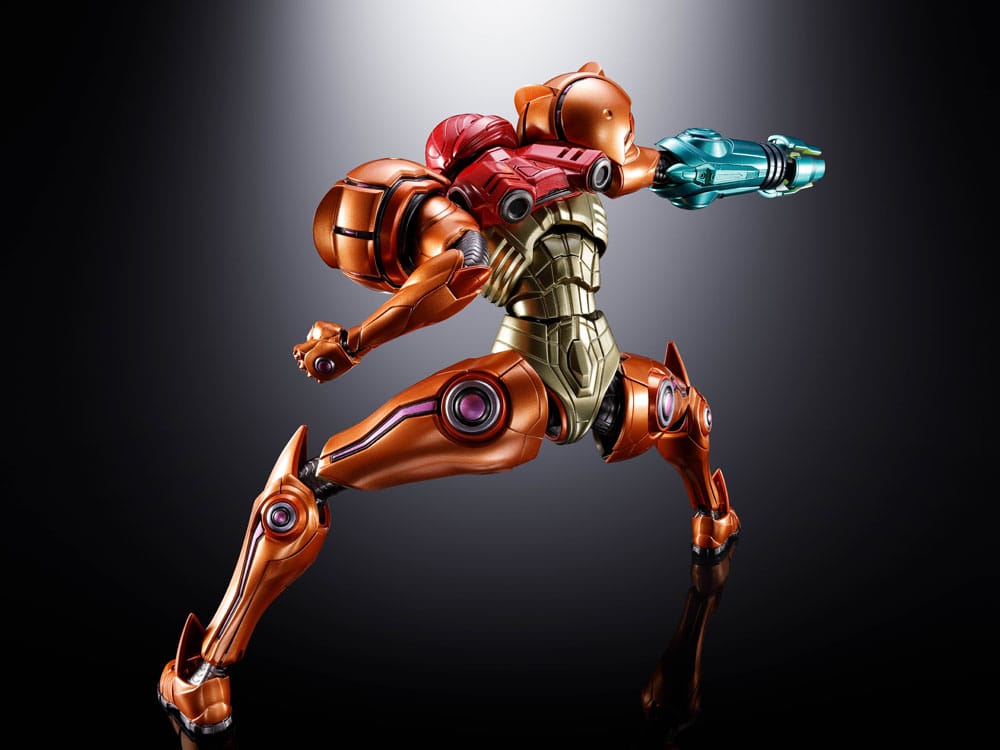 Metroid Prime 4: Beyond Figura Diecast Chogokin Samus Aran LED 21 cm