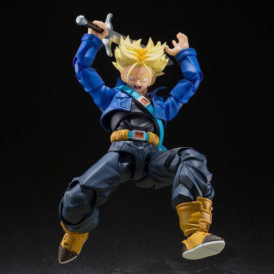 Dragon Ball Z Figura S.H. Figuarts Super Saiyan Trunks O Jovem do Futuro 14 cm