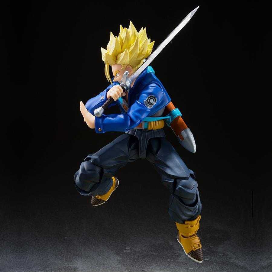 Dragon Ball Z Figura S.H. Figuarts Super Saiyan Trunks O Jovem do Futuro 14 cm
