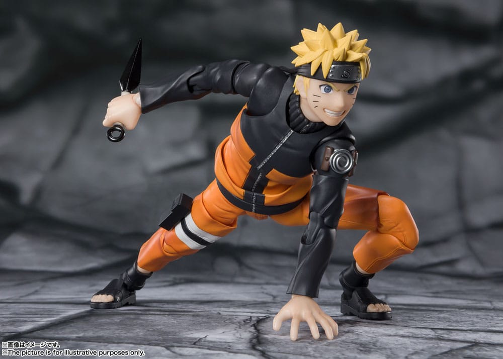 Naruto Figura S.H.Figuarts Naruto Uzomaki O Jinchuriki Confiado com Esperança 15 cm