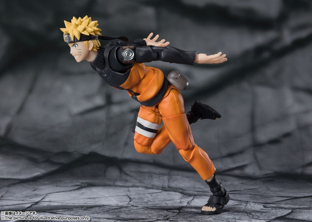Naruto Figura S.H.Figuarts Naruto Uzomaki O Jinchuriki Confiado com Esperança 15 cm