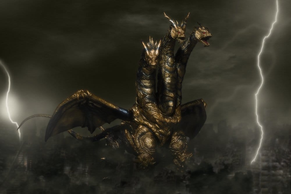 Godzilla Figura S.H.MonsterArts Kaizer Ghidorah 25 cm
