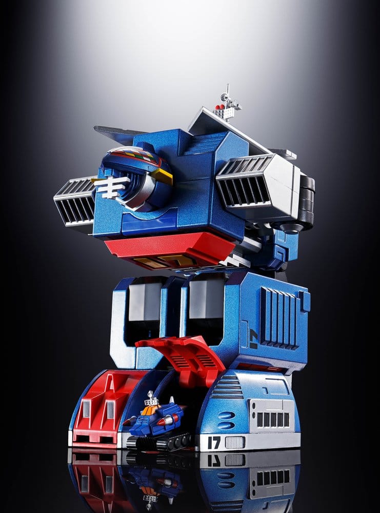 Daitetsujin 17 Figura Diecast Soul of Chogokin GX-101S Daitetsujin 17 & 18 Graviton Box 18 cm
