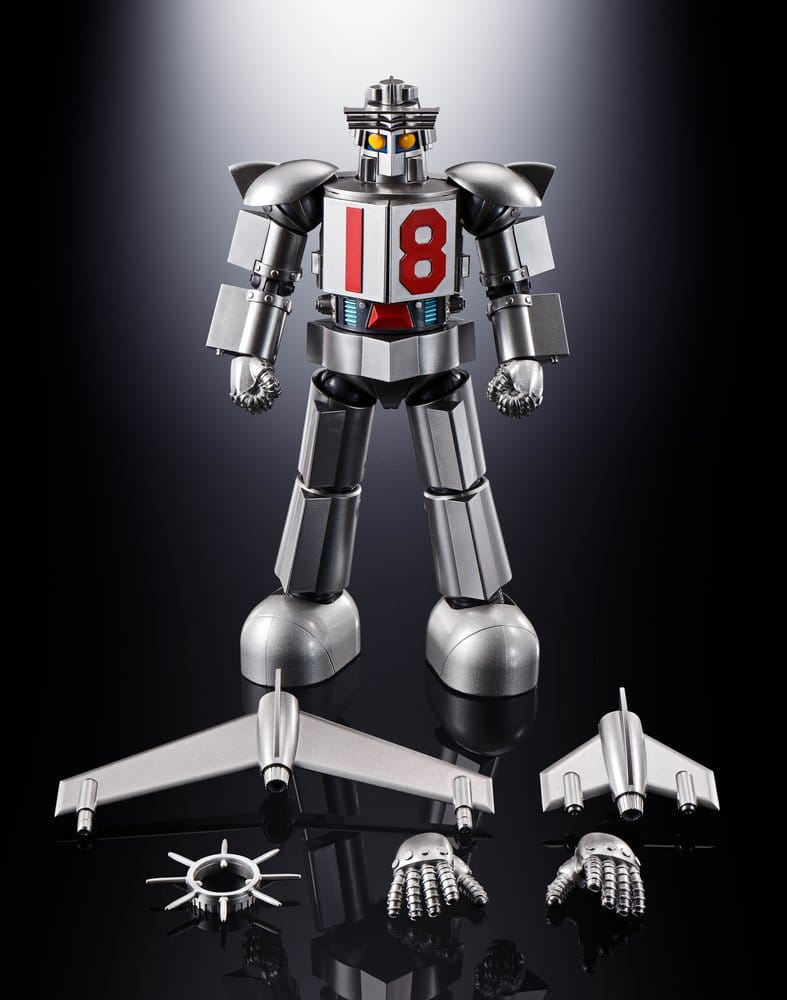 Daitetsujin 17 Figura Diecast Soul of Chogokin GX-101S Daitetsujin 17 & 18 Graviton Box 18 cm