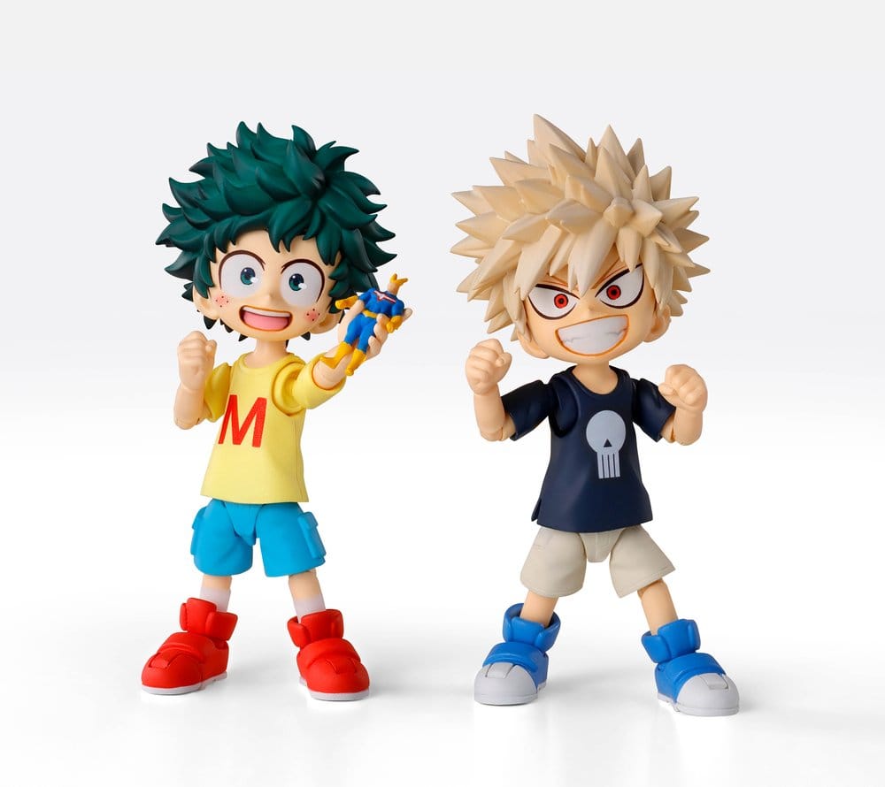 My Hero Academia Figura S.H.Figuarts Izuku Midoriya & Katsuki Bakugo -Childhood Set- 9 cm Frikytopia