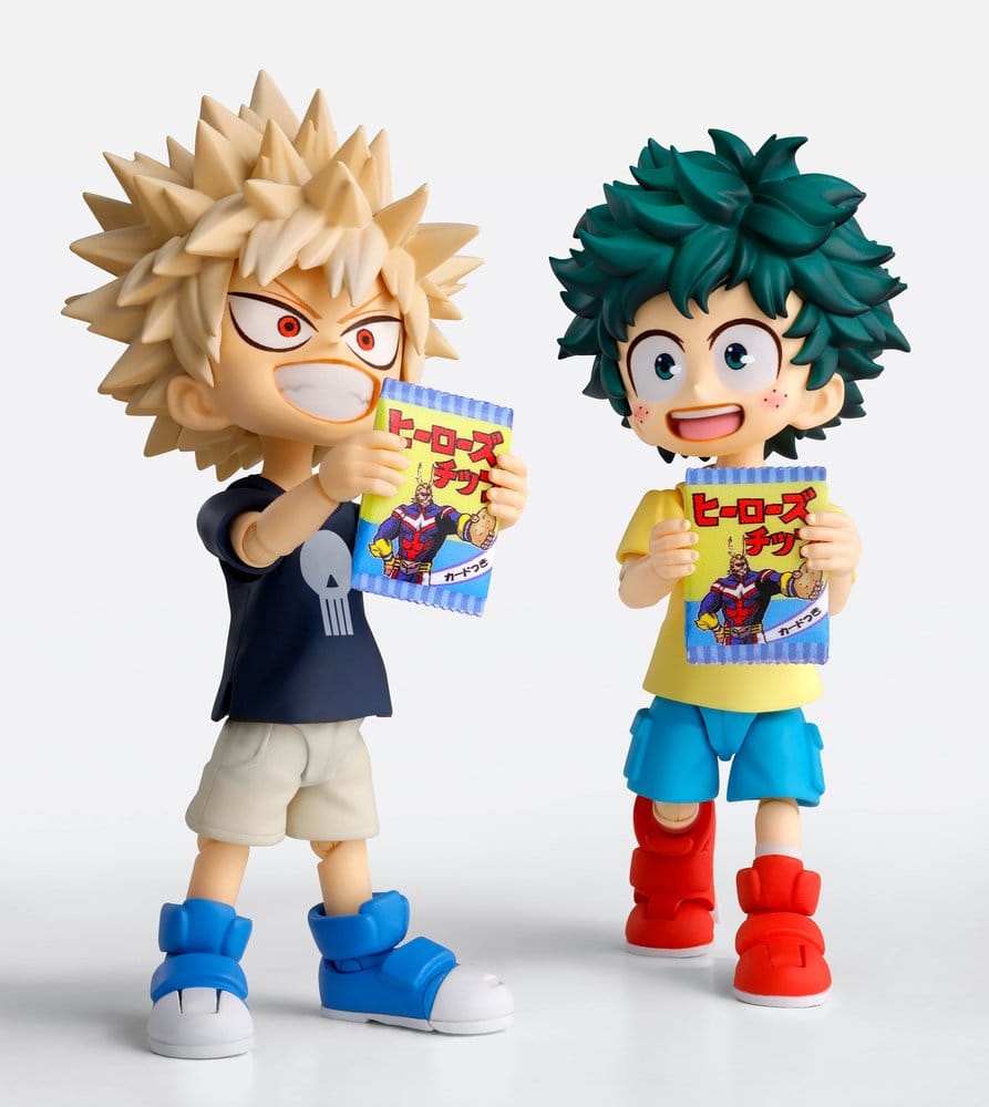 My Hero Academia Figura S.H.Figuarts Izuku Midoriya & Katsuki Bakugo -Childhood Set- 9 cm