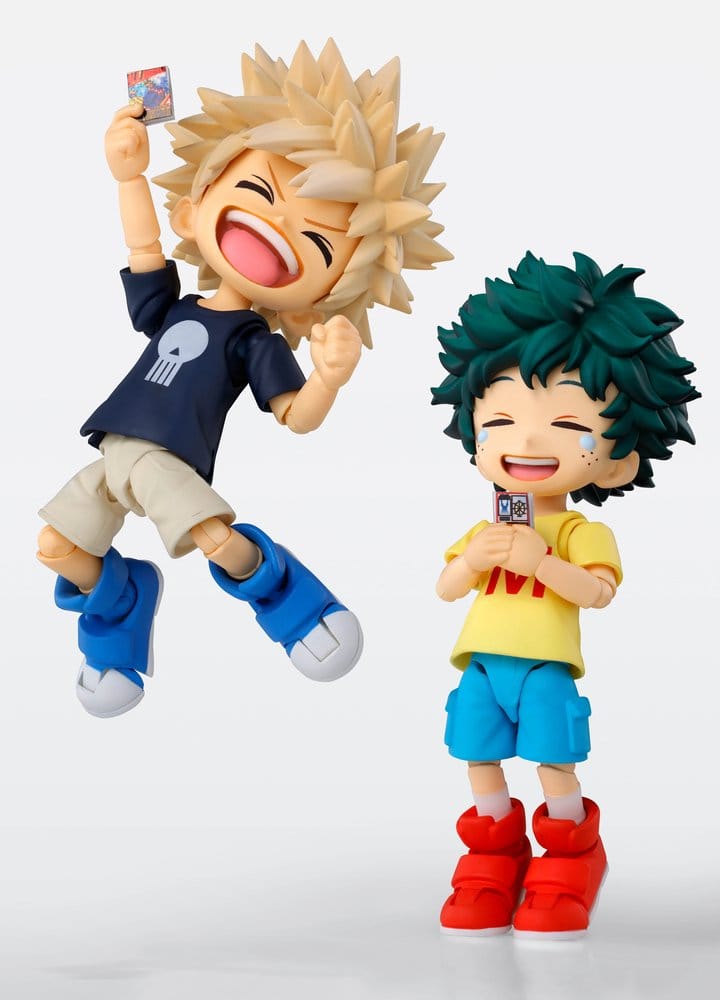 My Hero Academia Figura S.H.Figuarts Izuku Midoriya & Katsuki Bakugo -Childhood Set- 9 cm